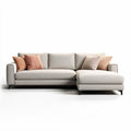 Sectional sofa with fabric upholstery and removable cushions 240 x 90 x 85cm